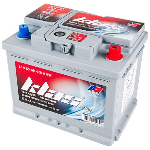 Klas Akü 12v 55Ah 420A