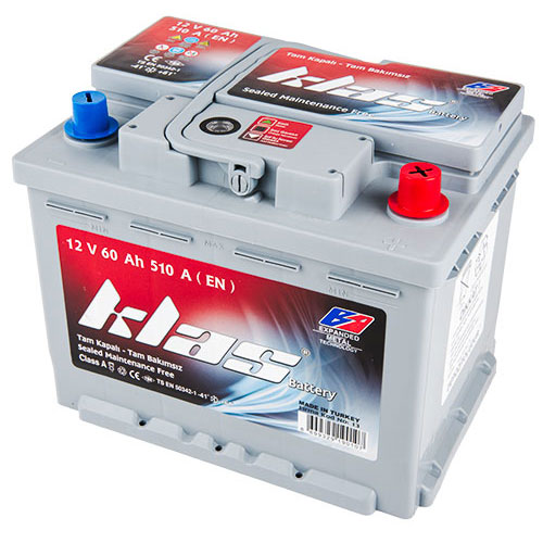 Klas Akü 12v 60Ah 510A