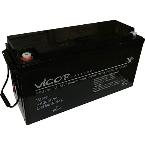Vigor 12v 150Ah Jel Solar Akü