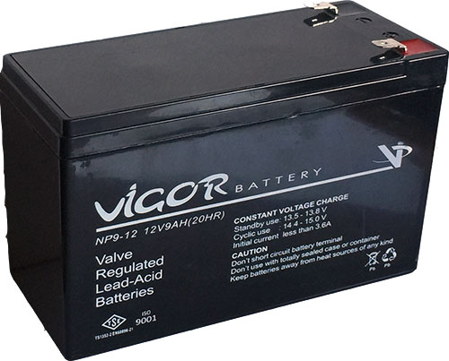 Vigor 12v 9Ah Kuru Akü